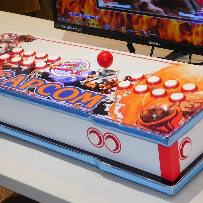 Street Fighter 2 Delux Custom Arcade Plug N Play Fight Stick (Hyperspin)